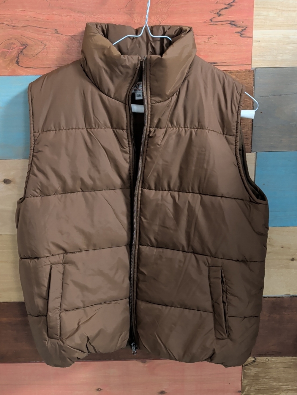 Classic Quilted Brown Puffer Vest - Sleeveless Insulated Layer